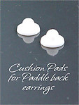 Clip Earrings Findings: Pad Cushions For Paddle back