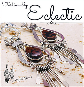 Add Style with Exotic Ethnic Dangling Clip Earrings