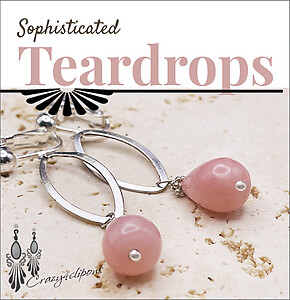 Silver & Pink Dangling Earrings | Pierced or Clips