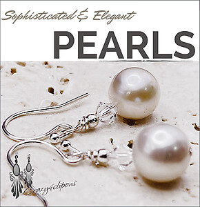 Elegant Classic Pearl Earrings - Clip On and Pierced