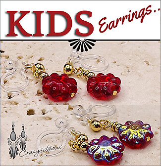 Petite Sweet Floral Clip Earrings | Pierced or Clip on