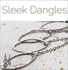 Sophisticated Sterling Silver Clip Earrings Dangles
