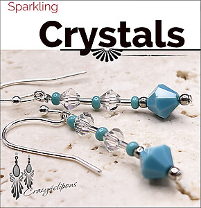 Sparkling and Elegant: Dainty Swarovski Crystal. Clip on & Pierced