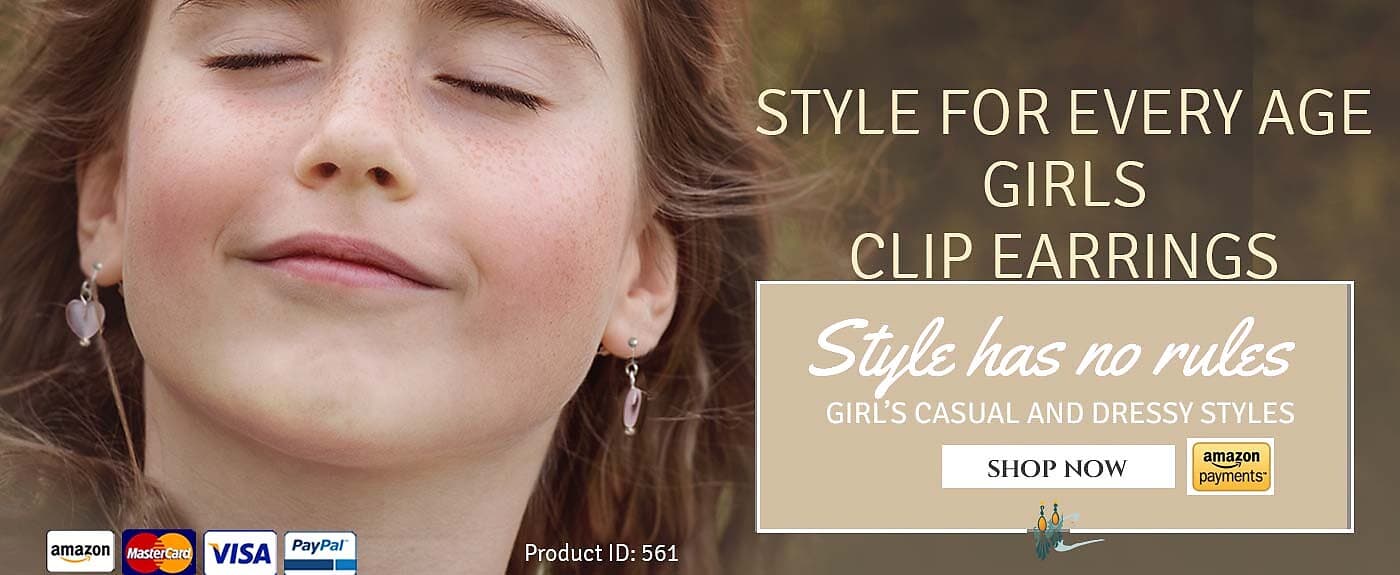 Clip On Earrings for Girls