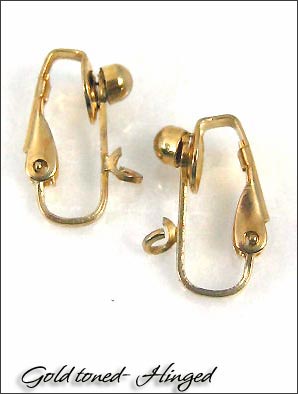 Clip Earrings Findings: 4mm Front Ball Parts
