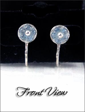 Clip Earrings Findings: Custom Made Flower Hinged