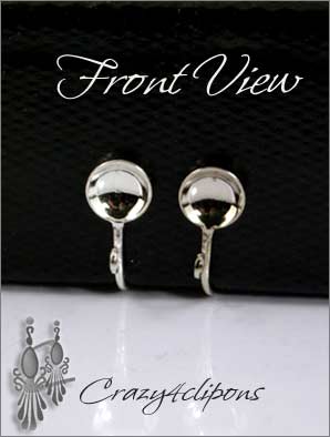 Clip Earrings Findings: Front Cup Hinged Parts