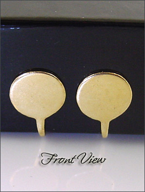 Clip Earrings Findings: Front Pad Screw Back parts