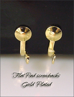 Clip Earrings Findings: Small Screw Back s & Parts