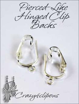 Clip Earrings Findings: Pierced-like Plated Parts