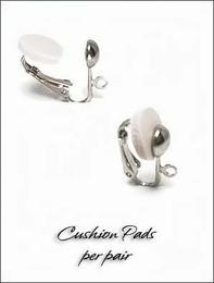 earrings clip findings prs cushions pads crazy4clipons cushion