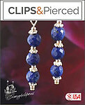 Sophisticated Semi-Precious Stone Earrings | Pierced or Clip-ons