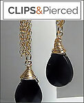 Gold Filled Chain & Onyx Earrings to Enhance Your Looks