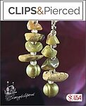 Pearls and Chips Earrings| Pierced or Clip-ons