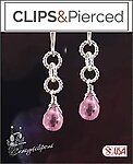 Face-Flattering Sparkle: Petite Crystal Teardrops for Chic Glam