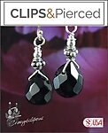 Timeless Black Onyx Clip Earrings
