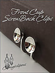 Front Cup Silver Screw back Clip Findings