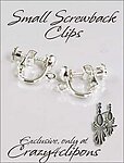 Clip Earrings Findings: Small Screw back Clip Screw Parts