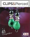 Tiny Treasures: Petite Green Aventurine Clip Earrings