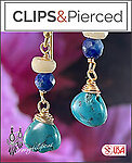 Baby Bohos - Turquoise Lapis Lazuli Earrings