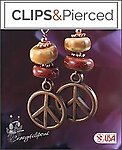 Boho Chic Vibes: Ceramic & Copper Earrings for Free Spirits