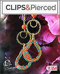 Bold Beaded Dangling Pierced & Clip Earrings