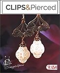 Unique Eclectic Antique Copper ClipOn Earrings