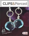 Duo-toned Murano Glass Earrings | Pierced or Clip-ons