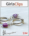 Dainty Hearts Delight: Little Girls' Non-Pierced Clip Earrings
