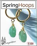Casual Elegance: Dangling Little Gem Clip Earrings